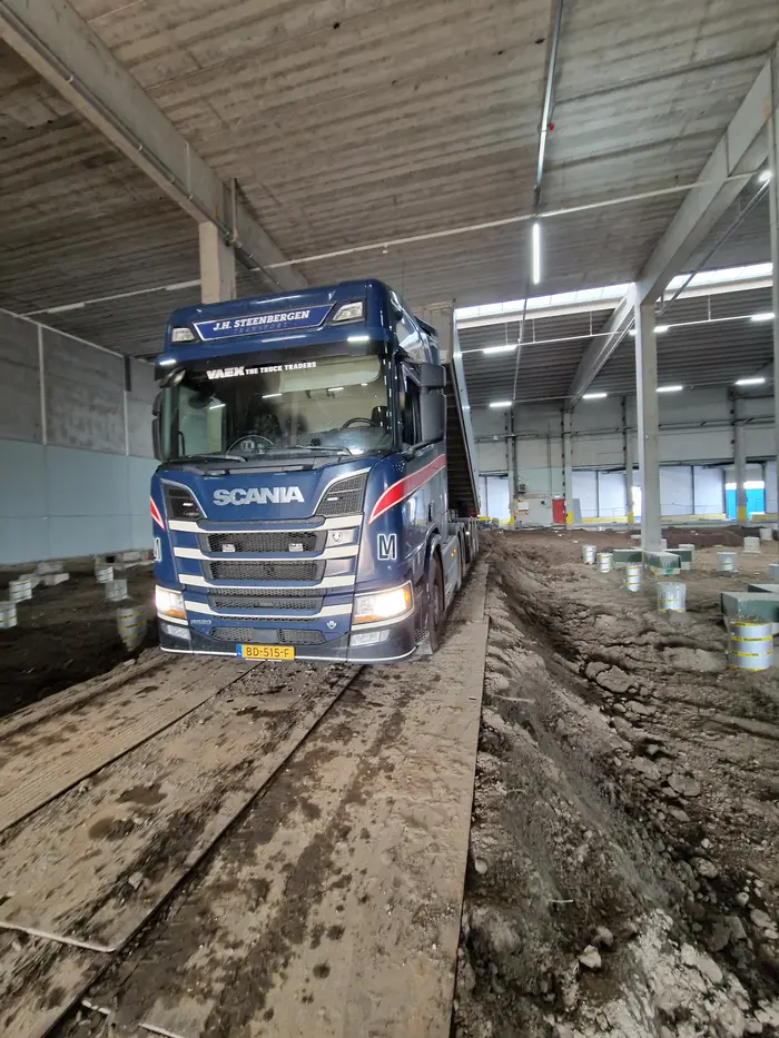 Transport onderweg